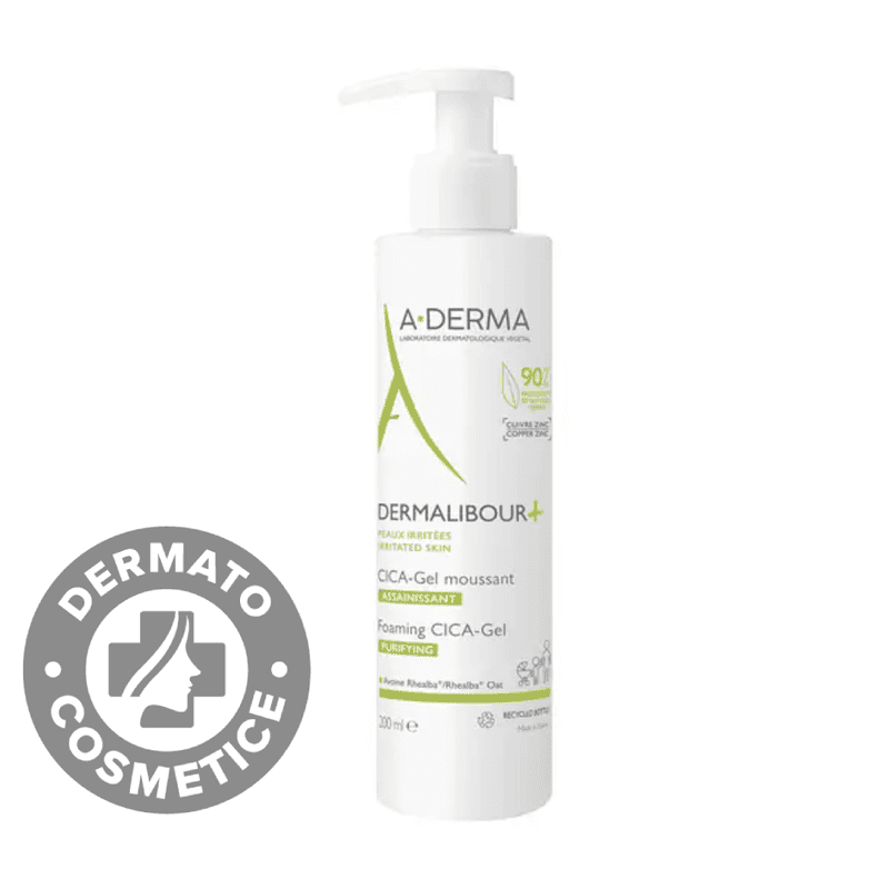 Gel spumant anti-iritatii Dermalibour+Cica