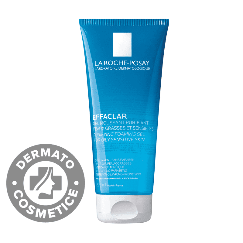 Gel spumant de curatare purifiant pentru ten gras cu tendinta acneica Effaclar