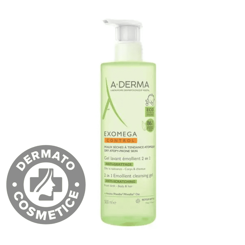 Gel spumant emolient 2 in 1 Exomega