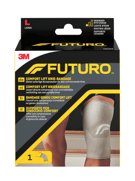 Genunchiera de stabilizare fara atele laterale L, 1 bucata, Futuro 1 Genunchiera de stabilizare fara atele laterale L