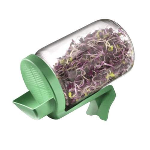 Germinator tip borcan cu protectie la scurgerea apei