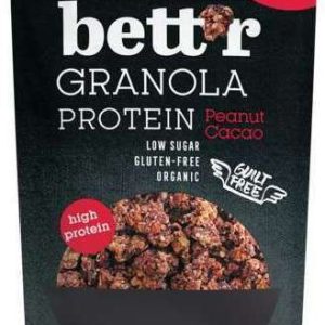 Granola proteica cu alune si cacao fara gluten Bio