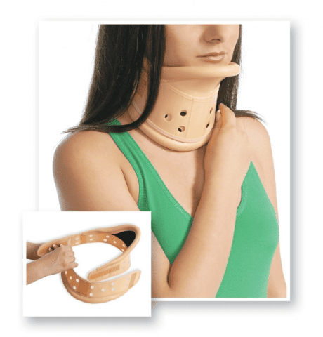 Guler cervical rigid ajustabil 1026, Marimea3, 46-53cm, Bej, Medtextile 1 Guler cervical rigid ajustabil 1026