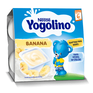 Gustare cu lapte si banane Yogolino