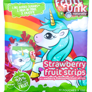 Gustare din fructe cu capsuni Unicorn