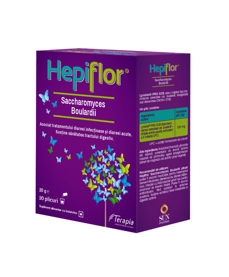 Hepiflor Saccharomyces B. , 10 plicuri, Terapia 1 Hepiflor Saccharomyces B.