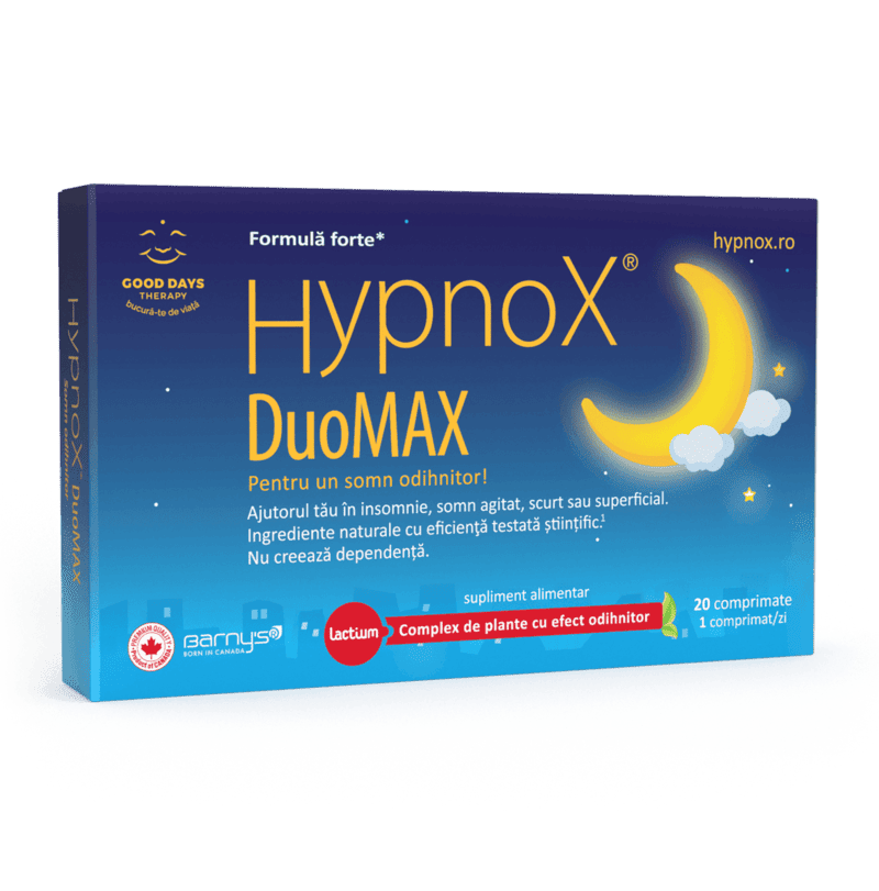 Hypnox DuoMax, 20 comprimate, Good Days Therapy 1 Hypnox DuoMax