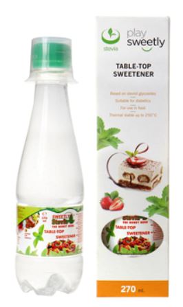 Indulcitor lichid cu extract de stevia