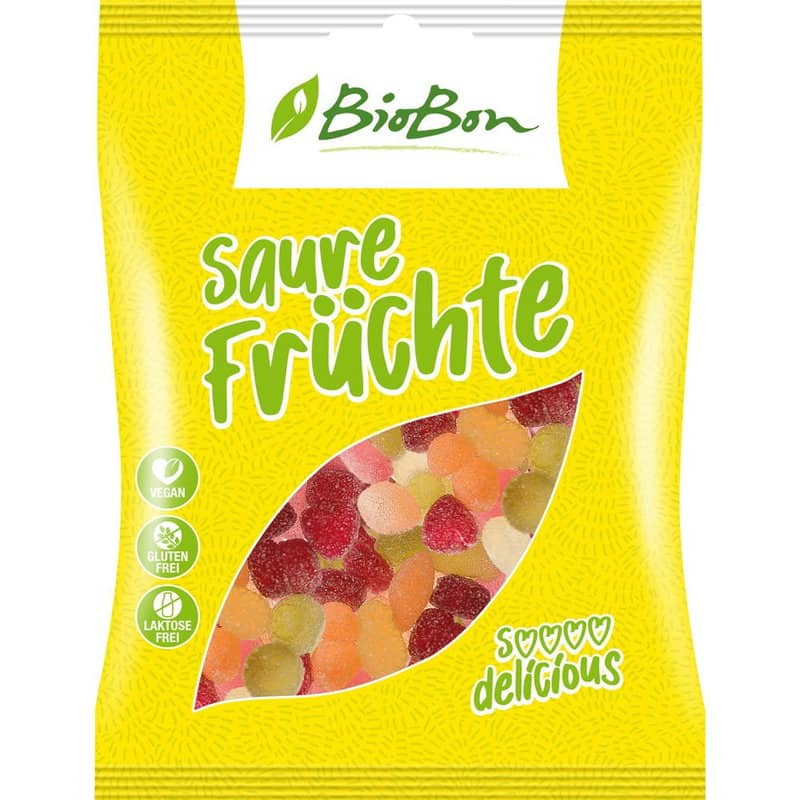 Jeleuri acrisoare si fara gluten cu aroma de fructe Bio