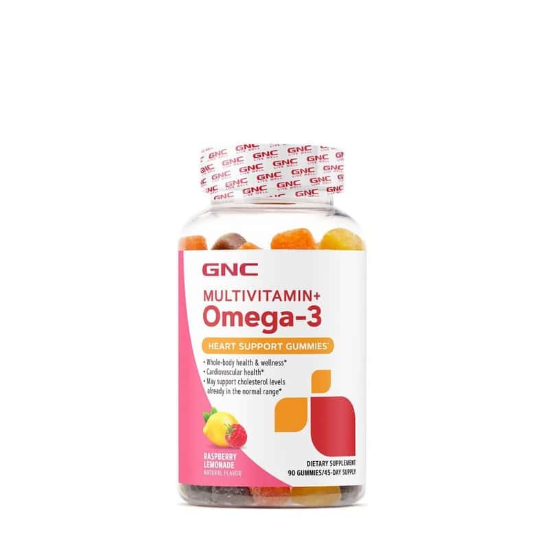 Jeleuri cu Multivitamine si Omega-3 cu aroma de limonada de zmeura