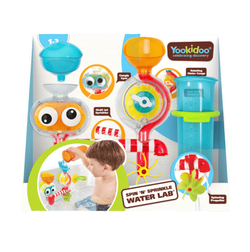 Jucarie Laborator cu apa invarte-roteste Transparent 1-3 ani 40203, 1 bucata, Yookidoo 1 Jucarie Laborator cu apa invarte-roteste Transparent 1-3 ani 40203