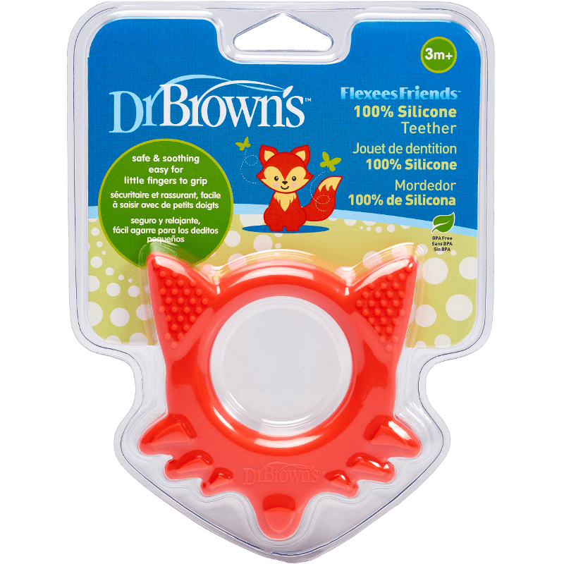 Jucarie de dentitie in forma de vulpita