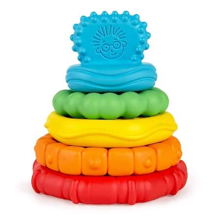 Jucarie multisenzoriala si de dentitie Stacking Teether