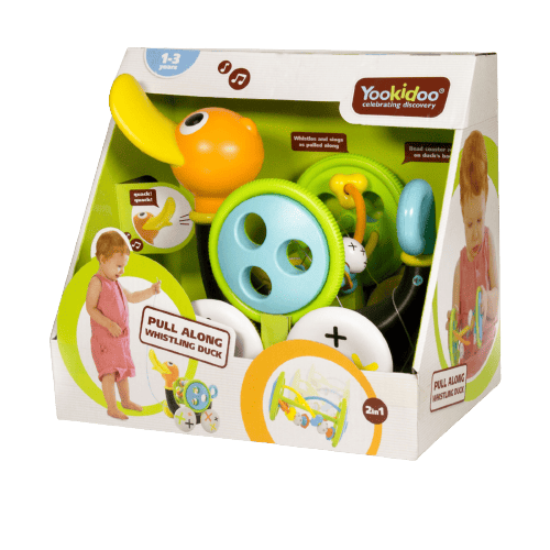 Jucarie rata de tras cu cilindru 2in1 pentru 1-3 ani 40129