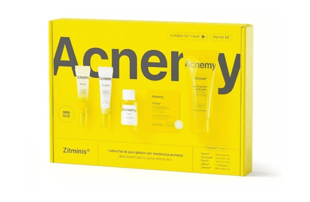 Kit rutina completa pentru tenul acneic Zitminis, 95.65ml, Acnemy 1 Kit rutina completa pentru tenul acneic Zitminis