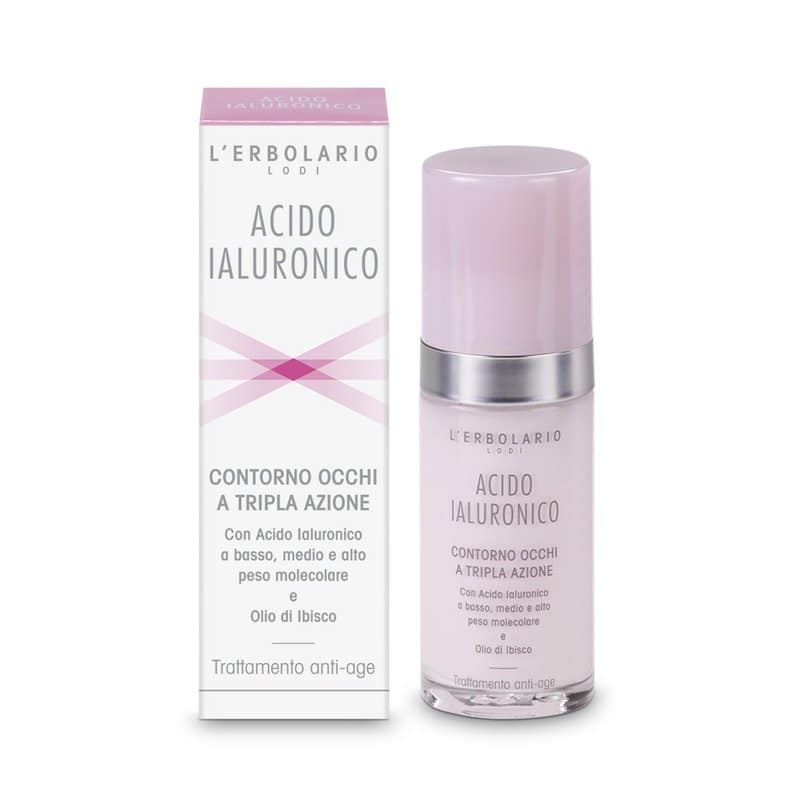 L'Erbolario Crema contur ochi cu tripla actiune si acid hialuronic