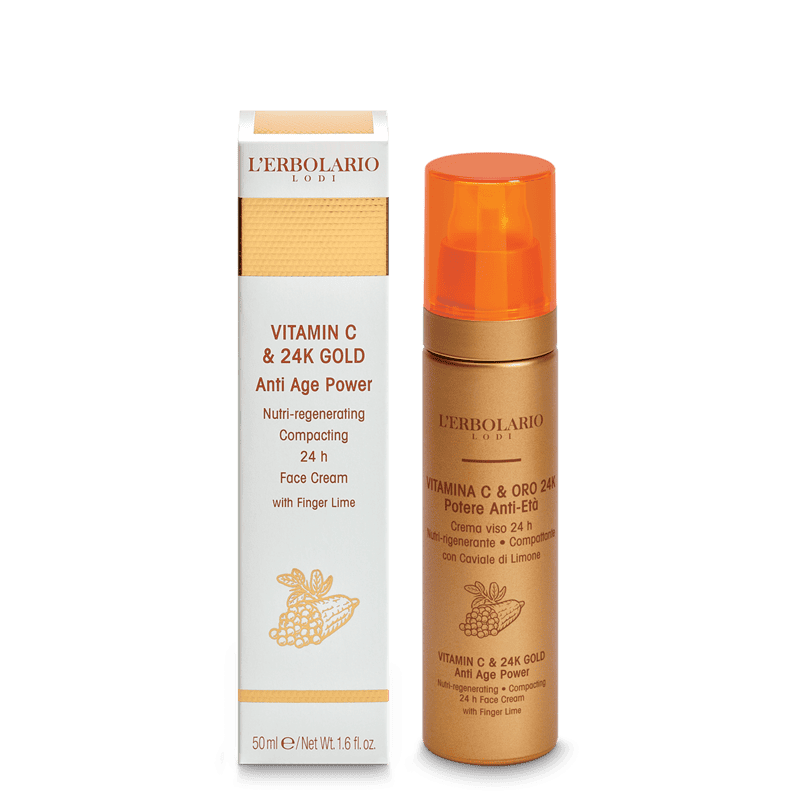 L’Erbolario Crema de fata Vitamina C si Aur de 24K
