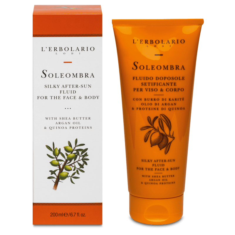L'Erbolario Fluid Sun dupa plaja cu karite si argan