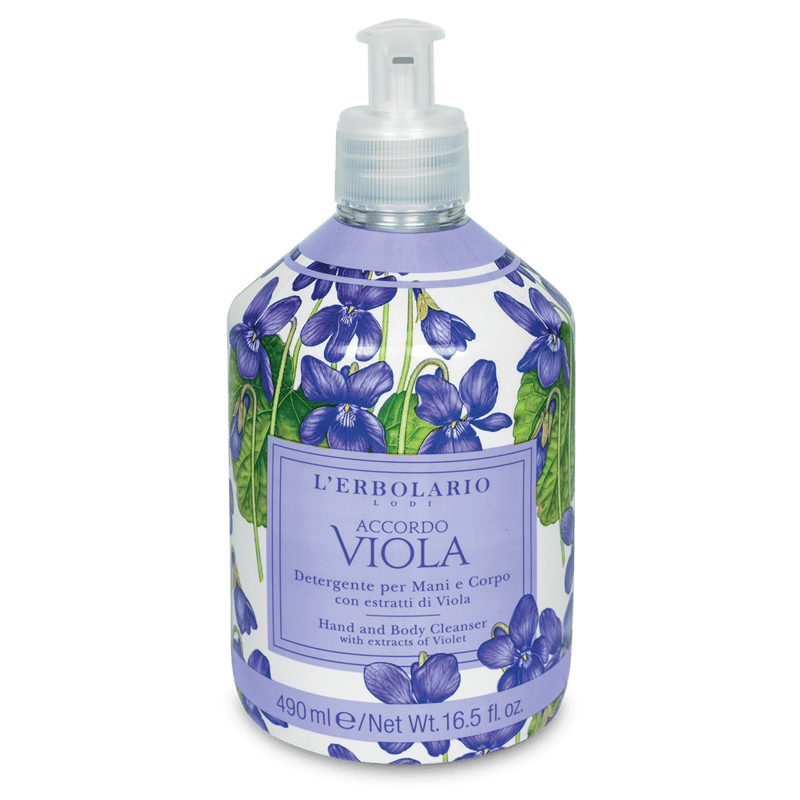 L'Erbolario Gel de dus pentru maini si corp Accordo Viola Editie Limitata 057