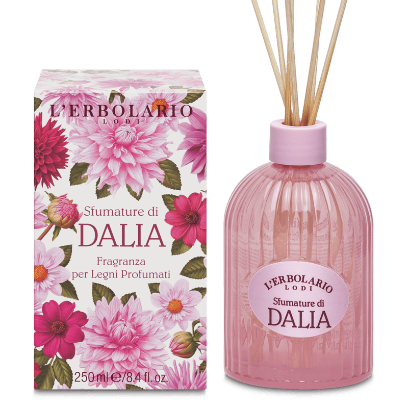 L'Erbolario Parfum pentru camera cu betisoare Shades of Dahlia