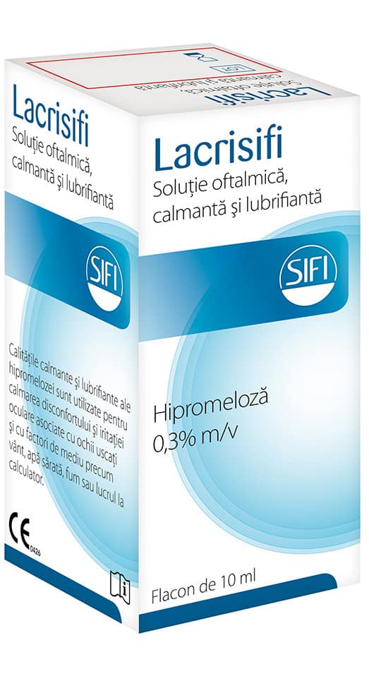 Lacrisifi Solutie oftalmica, 10ml, SIFI 1 Lacrisifi Solutie oftalmica