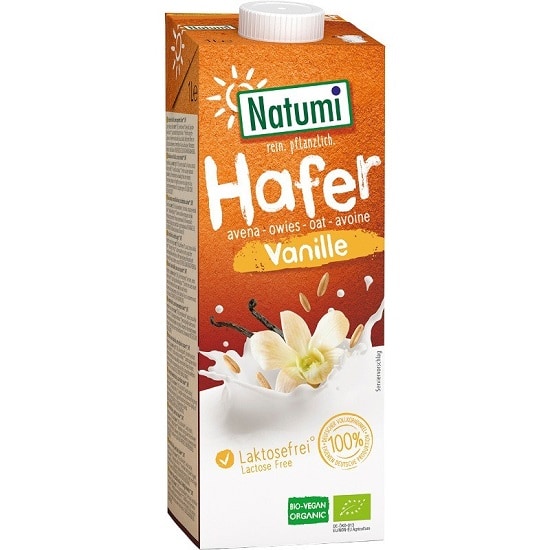 Lapte bio din ovaz cu vanilie