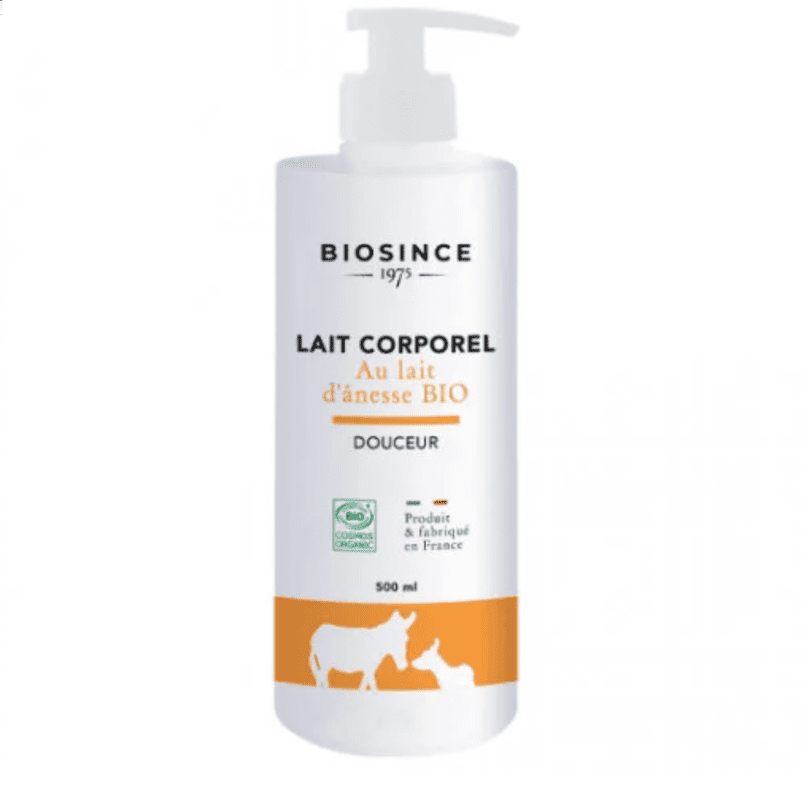 Lapte organic pentru corp cu lapte de magarita