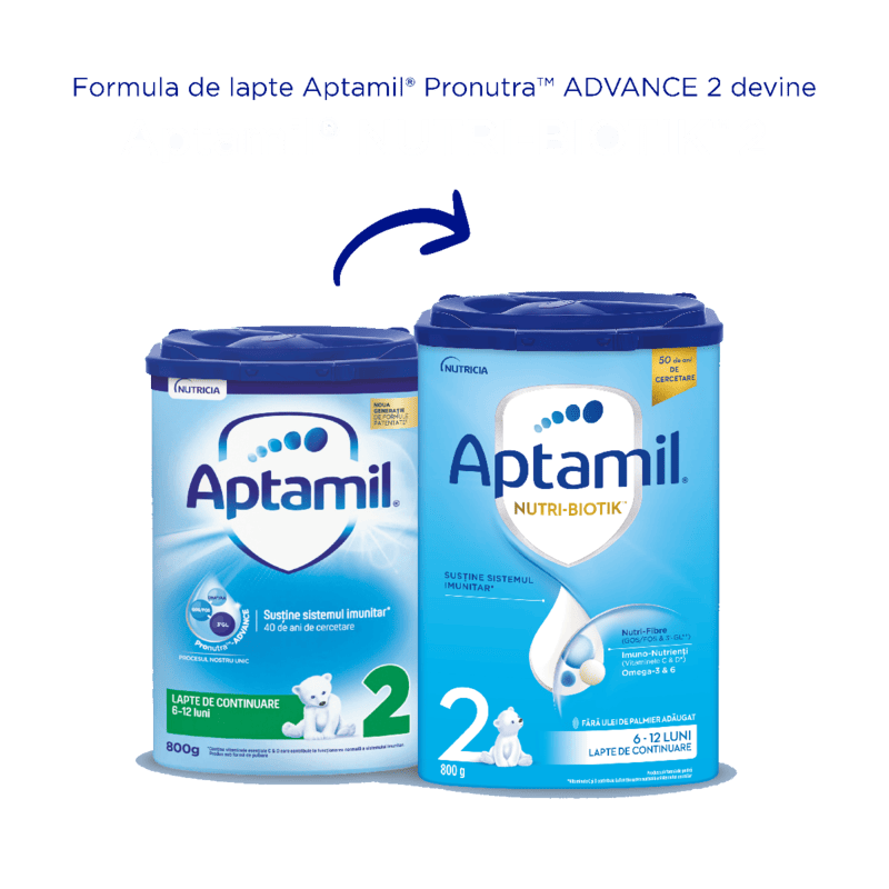 Lapte praf NUTRI-BIOTIK 2 pentru 6-12 luni
