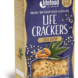 Lifecrackers cu seminte de chia si canepa raw Bio