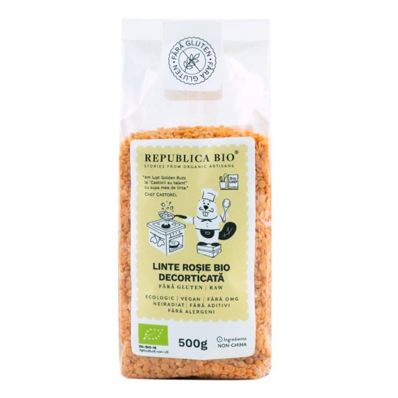 Linte rosie decorticata fara gluten