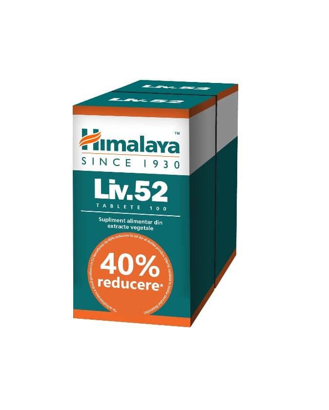 Liv 52 100 tablete + 40% reducere la Liv 52 100 tablete, Himalaya 1 Liv 52 100 tablete + 40% reducere la Liv 52 100 tablete