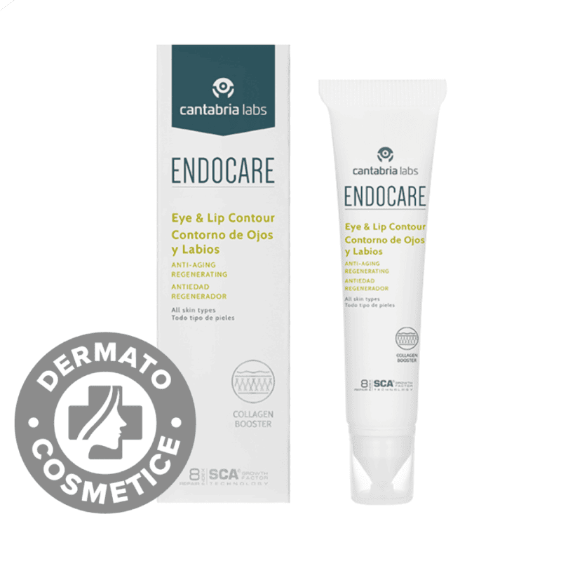 Lotiune contur ochi si buze Endocare, 15ml, Cantabria Labs 1 Lotiune contur ochi si buze Endocare