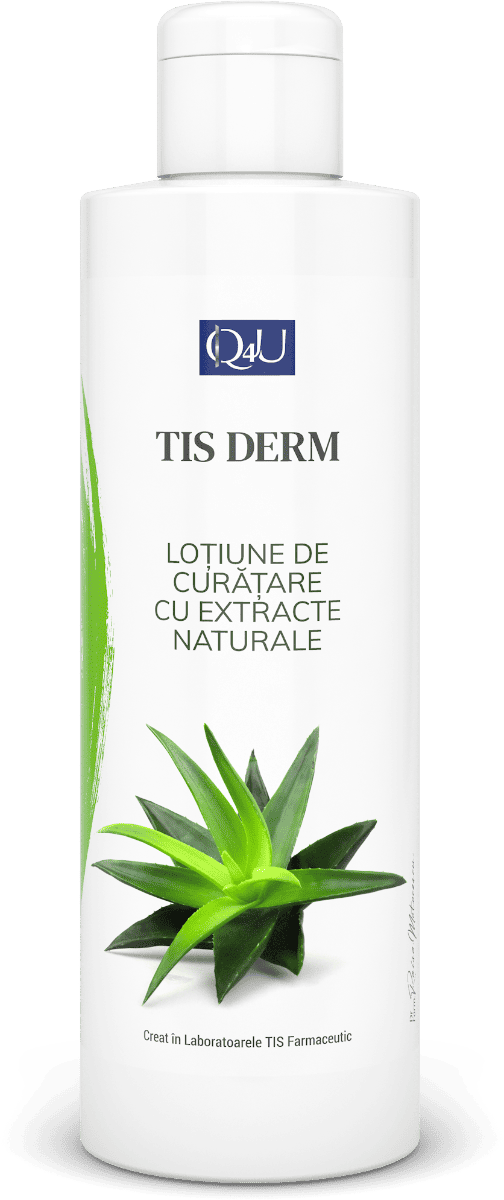 Lotiune de curatare pentru fata TIS-Derm Q4U, 250ml, Tis Farmaceutic 1 Lotiune de curatare pentru fata TIS-Derm Q4U