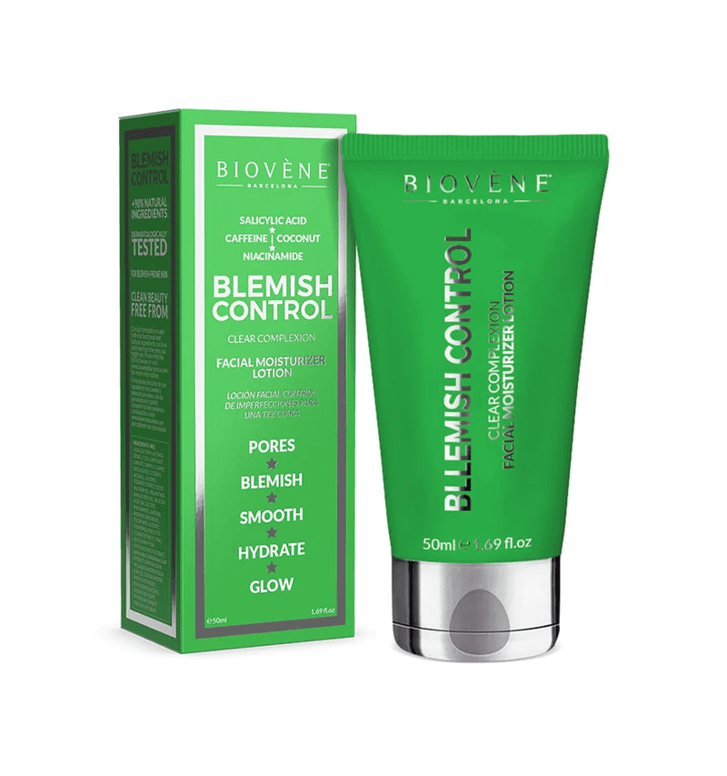 Lotiune hidratanta pentru ten acneic Blemish Control, 50ml, Biovene 1 Lotiune hidratanta pentru ten acneic Blemish Control