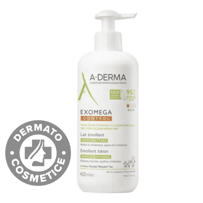 Lotiune lapte emolient Exomega Control