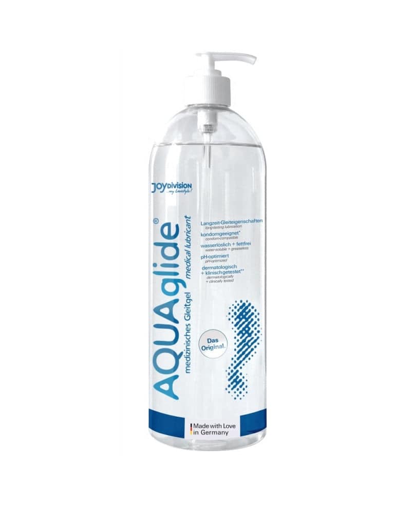 Lubrifiant gel premium AQUAglide Original, pentru lubrifiere de lunga durata, pe baza de apa, 1000 ml 1 Lubrifiant gel premium AQUAglide Original