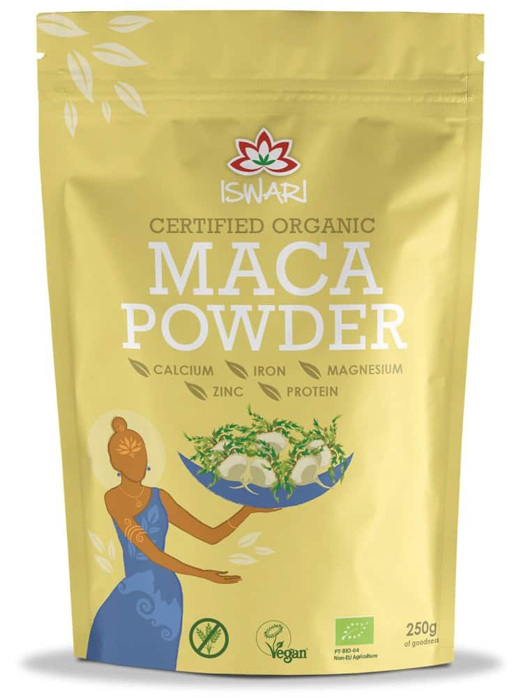 Maca bio sub forma de pulbere, 250g, Iswari 1 Maca bio sub forma de pulbere