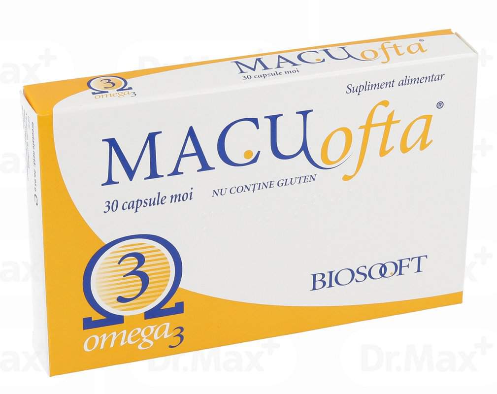Macuofta, 30 capsule, BioSooft 1 Macuofta