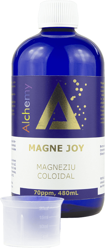 Magneziu coloidal Magne Joy 70ppm, 480ml, Alchemy 1 Magneziu coloidal Magne Joy 70ppm