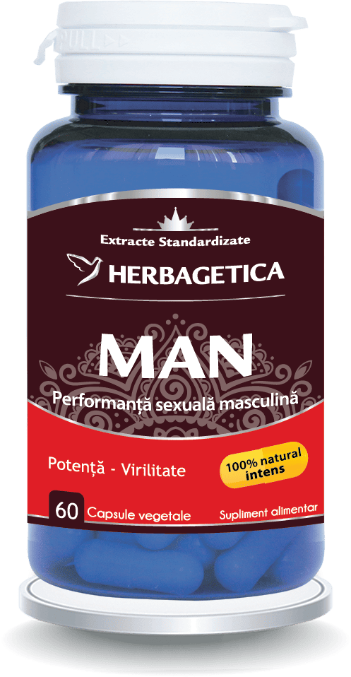 Man Zen Forte, 60 capsule, Herbagetica 1 Man Zen Forte