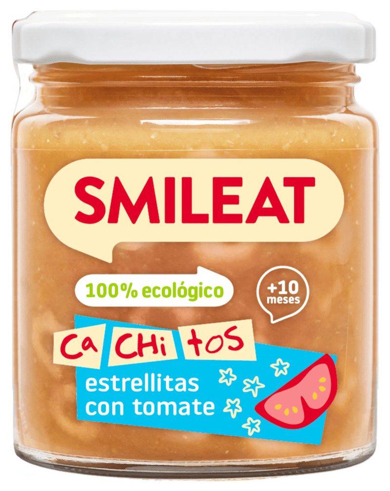 Mancare din paste cu rosii +10 luni Bio, 230g, Smileat 1 Mancare din paste cu rosii +10 luni Bio