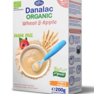 Mancare pentru bebelusi bio Cereale Grau & Mar 6m+ fara zahar