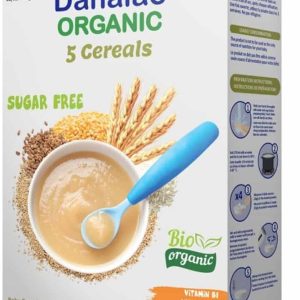 Mancare pentru bebelusi bio Organic 5 Cereale 6m+ fara zahar
