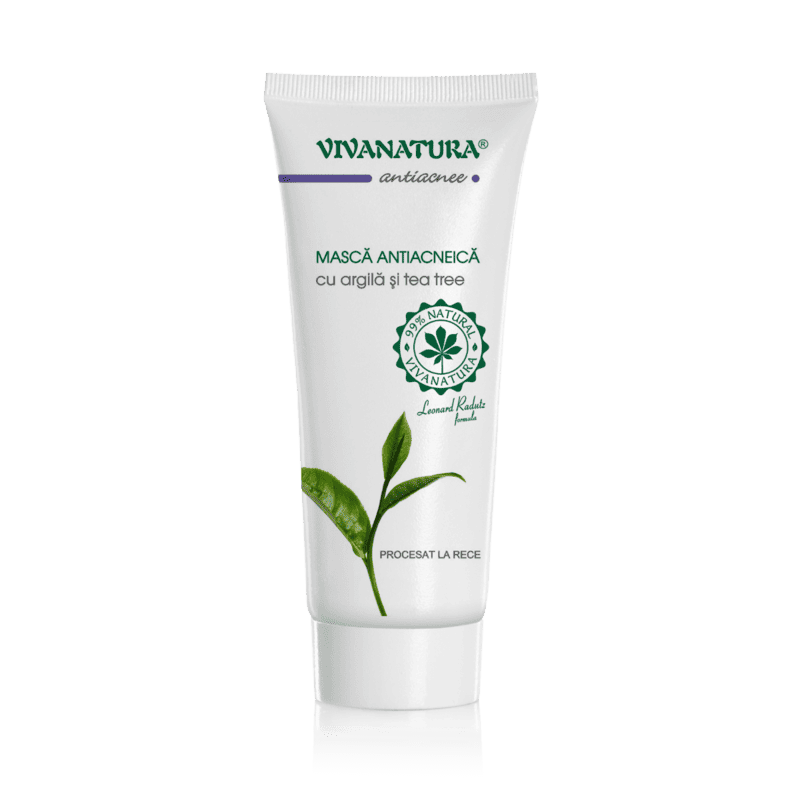 Masca antiacneica cu argila si tea tree