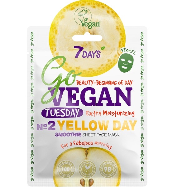 Masca de fata Go Vegan Tuesday Yellow Day