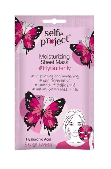 Masca de hidratare fata #FlyButterfly, 15ml, Selfie Project 1 Masca de hidratare fata #FlyButterfly