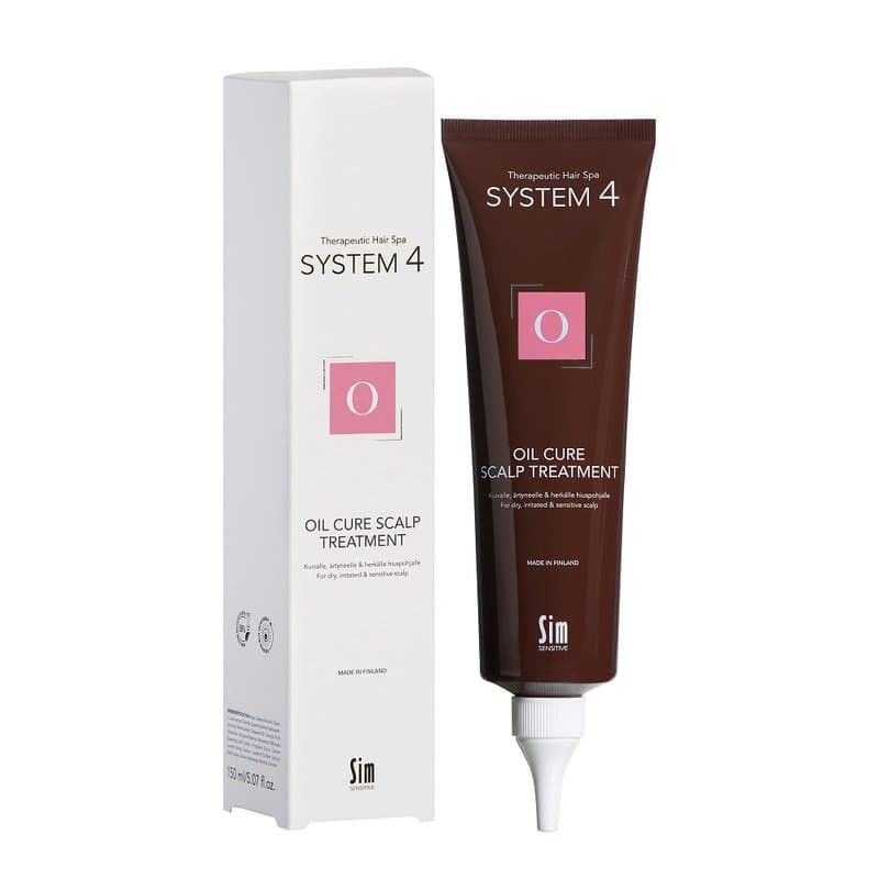 Masca exfolianta tratament pentru scalp gras si toate tipurile de par Oil Cure System 4 Therapeutical Hair Spa