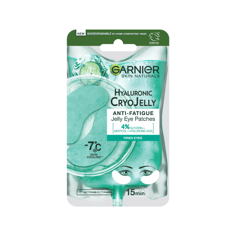 Masca pentru ochi cu efect racoritor Skin Naturals Cryo Jelly