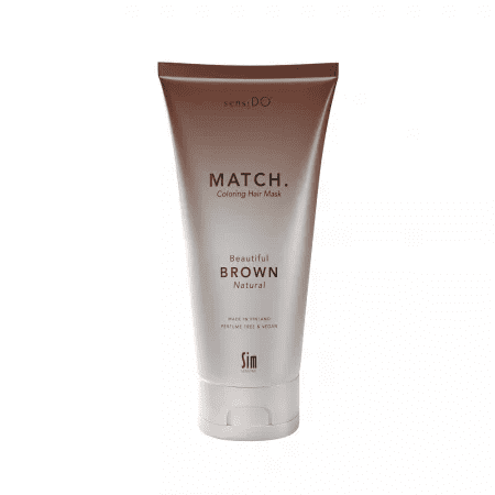 Masca pentru par coloranta tratament cu Keraguard Match Beautiful Brown Natural