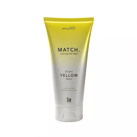 Masca pentru par coloranta tratament cu Keraguard Match Bright Yellow Neon